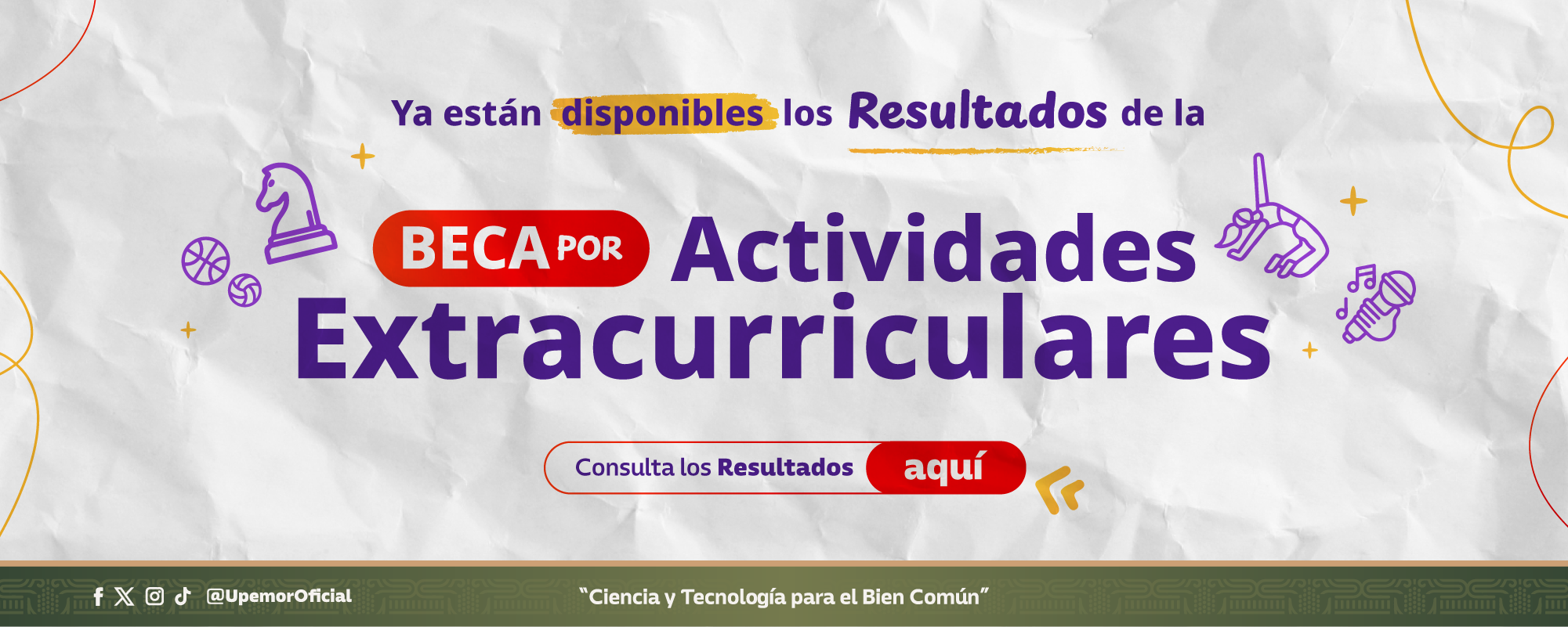 Resultados de la Beca por actividades extracurriculares 2026